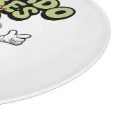 Funny Sunglasses Avocado Schneidebrett (Ecke)