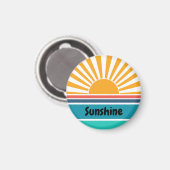 Funny Sunshine Magnet (Vorderseite/Rückseite)