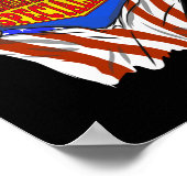 Funny Super Environmental Protection Specialist He Poster (Ecke)