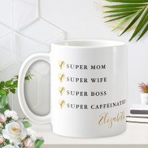 Funny Super Mama Ehefrau Boss Personalisiert