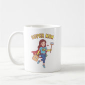 Funny Super Mama Kaffee Tasse (Links)