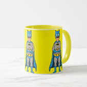 Funny Superhero Burger Tasse - Funny Gift (VorderseiteRechts)