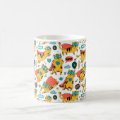Funny Superhero Cat Kaffeetasse (Mittel)