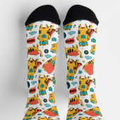 Funny Superhero Cat Socken (Oben)