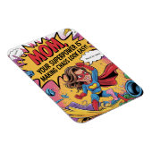 Funny Superhero Mama Muttertag Magnet (Rechte Seite)