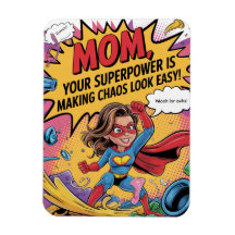 Funny Superhero Mama Muttertag