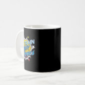 Funny Superhero T - I Train Super Heroes Kaffeetasse (Vorderseite Links)