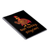 Funny Superhero Türkei nicht heute Pilgrim Notizblock (Rechte Seite)