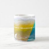 Funny Surf Zitat Kaffeetasse (Mittel)