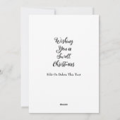 Funny SurfBeach Weihnachtskarten Feiertagskarte (Rückseite)