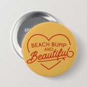 Funny Surfer Mama zu sein Summer Beach Bum Punny Button (Vorne & Hinten)