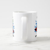 Funny Surfing Ananas Jumbo-Tasse (Rückseite)
