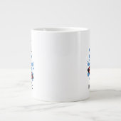 Funny Surfing Ananas Jumbo-Tasse (Vorderseite)