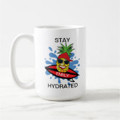 Funny Surfing Ananas Kaffeetasse (Links)