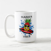 Funny Surfing Ananas Tasse (Links)