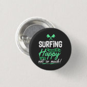 Funny Surfquote Button (Vorne & Hinten)