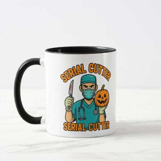 Funny Surgeon Halloween Tasse (Links)