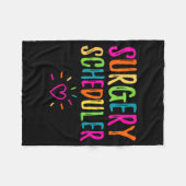 Funny Surgery Scheduler - Men Women Surgical Tech Fleecedecke (Vorderseite (Horizontal))