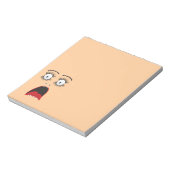 Funny Surpried Notizblock (Rotiert)