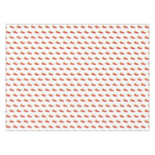 Funny Surprised Curious Rooster Tischdecke (Vorderseite (Horizontal))