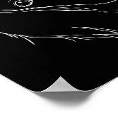 Funny Surprised Dog Saluki Poster (Ecke)