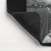 Funny Surprised Ed Cat Selfie With Alien Ufo Cat U Mousepad (Ecke)