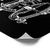 Funny Surveyor Shirt, Not At My Level Land Surveyi Poster (Ecke)