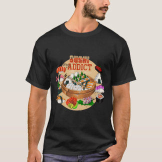 Funny Sushi Addict Asian Food Lover Geschenk Sushi T-Shirt