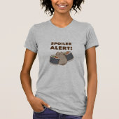 Funny Sushi Cat Spoiler Alert Tee (Vorderseite)