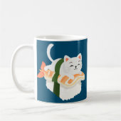 Funny Sushi Katzen für alle Katzen Liebhaber Kaffeetasse (Links)
