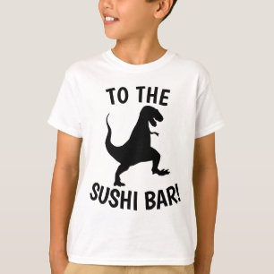 Funny SUSHI T - Shirt, Dinosuar T-Shirts