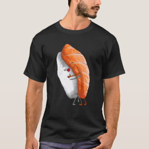 Funny Sushi Umarmung für Kinder Männer Frauen Cool T-Shirt