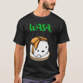 Funny Sushi Wasabi Bae Niedliches Paar Matching Co T-Shirt (Vorderseite)