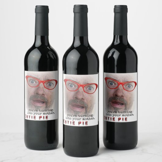 Funny Süsse Pie Wine Labels! Weinetikett (Flaschen)