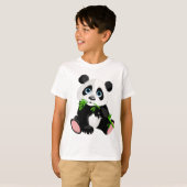 Funny süße Tier T - Shirt für Kinder Panda (Vorne ganz)