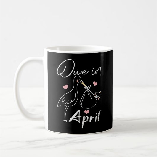 Funny Swan soll im April ein Niedliches neues Baby Kaffeetasse (Links)