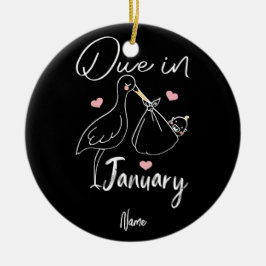 Funny Swan soll im Januar ein Niedliches neues Bab Keramik Ornament