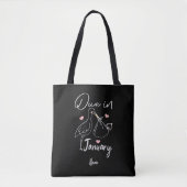 Funny Swan soll im Januar ein Niedliches neues Bab Tasche (Vorderseite)