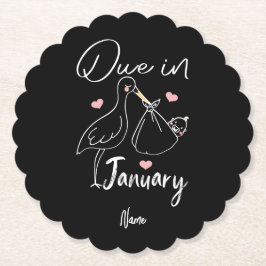 Funny Swan soll im Januar ein Niedliches neues Bab Untersetzer