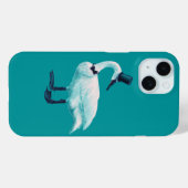 Funny Swan Vogelbeobachtung Case-Mate iPhone Hülle (Rückseite (Horizontal))