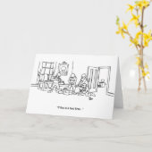 Funny Swat Team Grußkarte Karte (Gelbe Blume)