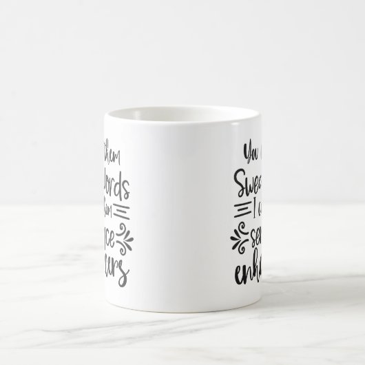Funny Swear Words Coffee Tasse (Mittel)