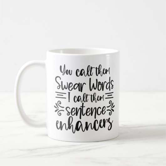 Funny Swear Words Coffee Tasse (Links)