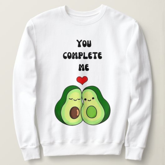 funny sweatshirt gift for Valentine's Day (Design vorne)