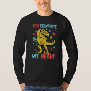 Funny Sweet Dinosaurier Sie schließen mein Herz Pu T-Shirt