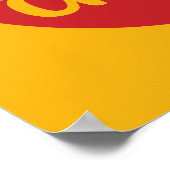 Funny Sweet Dreams Made Cheese Kitchen Art Poster (Ecke)