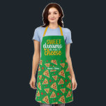 Funny Sweet Dreams Made Cheese Pizza Muster Schürze<br><div class="desc">Lustvolle und coole Schürze,  um das Kochen noch angenehmer zu machen. Personalisiertes Geschenk für Familie und Freunde,  die Liebe Kochen,  Backen und probieren neue Rezepte in der Küche. Passen Sie die Formulierung an Ihren Anlass an. Mit dem Design-Tool können Sie den Schriftart-,  Schriftart- und Schriftart-Typ weiter ändern.</div>