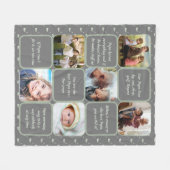 Funny Sweet Grandpa/Papa Golf Putter Foto Fleecedecke (Vorderseite (Horizontal))