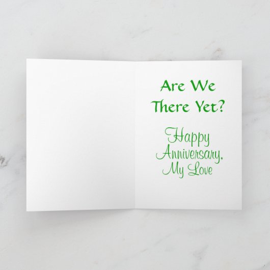 Funny & Sweet Jubiläum Karte (Innenseite)