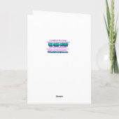 Funny & Sweet Jubiläumskarte Karte (Rückseite)